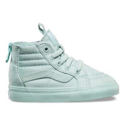 Vans Toddler Mono Sk8-hi Zip (harbor Gray/glitter)