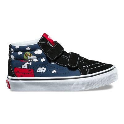 Vans Kids Vans X Peanuts Sk8-mid Reissue V (flying Ace/dress Blues)