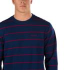 Vans Enright Crew Sweatshirt (dress Blues-rhubarb)