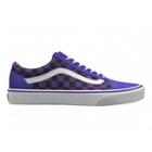 Vans Mens Customs Old Skool (purp/black Check)