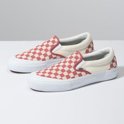Vans Checkerboard Slip-on Pro (mineral Red)