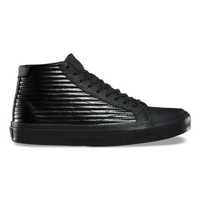 Vans Moto Leather Ua Sk8-hi Reissue (black/blanc De Blanc)