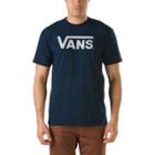 Vans Mens Shoes Skate Shoes Mens Shoes Mens Sandals Classic T-shirt (navy/frost Grey)
