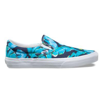 Vans Bonsai Leaf Slip-on (dress Blues)