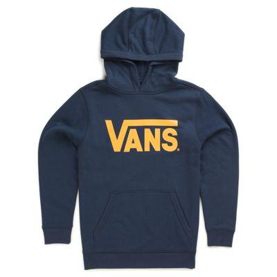 Vans Boys Vans Mens Shoes Skate Shoes Mens Shoes Mens Sandals Shoes Mens Shoes Classic Pullover Hoodie (black Iris/mineral Yellow)