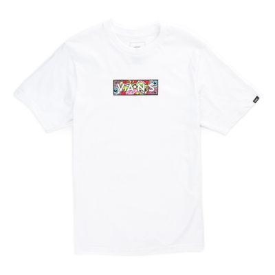 Vans Boys Easy Box Fill T-shirt (white/brains)