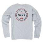 Vans Boys The Original 66 Long Sleeve T-shirt (athletic Heather)