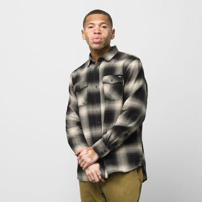 Vans Monterey Flannel Buttondown Shirt (black/oatmeal)