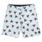 Vans Rager 19 Boardshort (white Parrot Print)