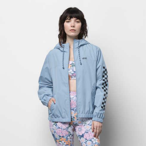 Vans Kastle Check Me Jacket (ashley Blue)