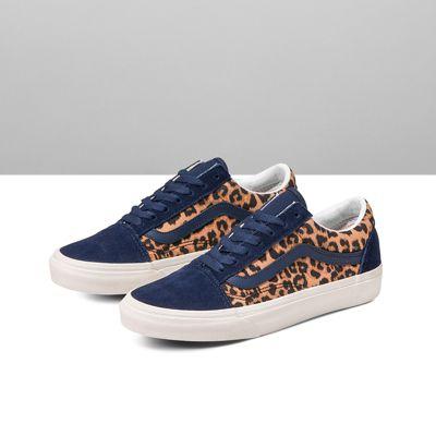 Vans Customs Dress Blues Leopard Old Skool (customs)