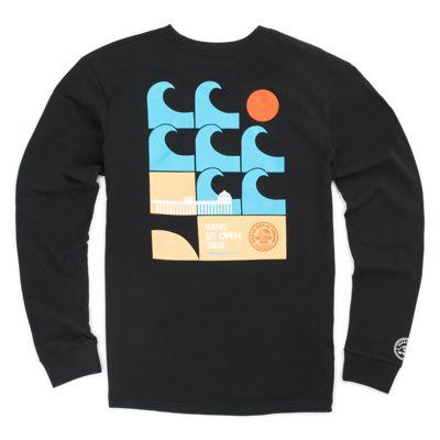 Vans Boys 2018 Vuso Poster Long Sleeve T-shirt (black)