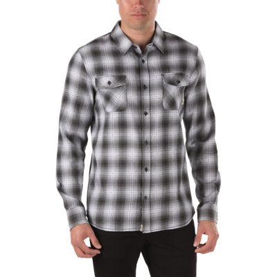 Vans Monterey Buttondown Shirt (black/white) Mens T-shirts