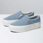 Vans Xl Knit Classic Slip-on Stackform Shoe (ashley Blue)