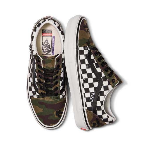 Vans Customs Checkerboard Camo Skate Old Skool (customs)