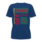 Vans Customs True Blue Checker Stripe Classic Tee (customs)
