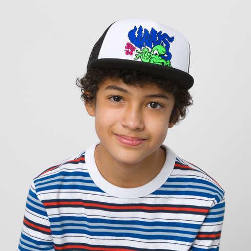 Vans Kids Octo Octo Trucker Hat (white)