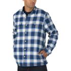 Vans Loomis Flannel Sherpa Shirt (natural/dress Blues)