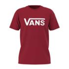 Vans By Vans Classic Kids T-shirt (chili Pepper/white)