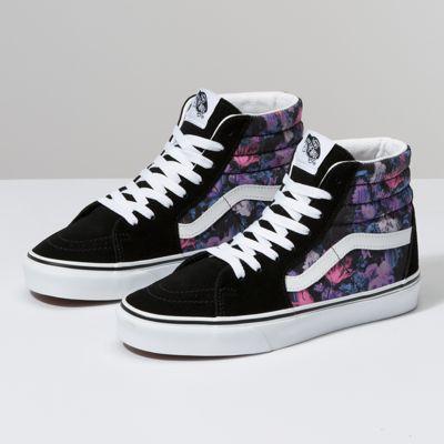 Vans Warped Floral Sk8-hi (black/true White)