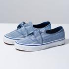 Vans Lace Chambray Authentic Knotted (true Blue/true White)
