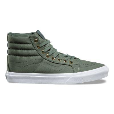 Vans Gold Eyelets Sk8-hi Slim (laurel Wreath/true White)