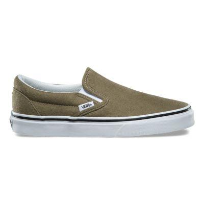 Vans Cotton Hemp Classic Slip-on (dusky Green/true White)