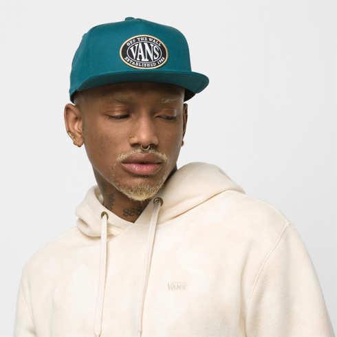 Vans Established Snapback Hat (deep Teal)