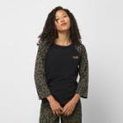 Vans Floranimal 3/4 Sleeve Raglan Tee (black)