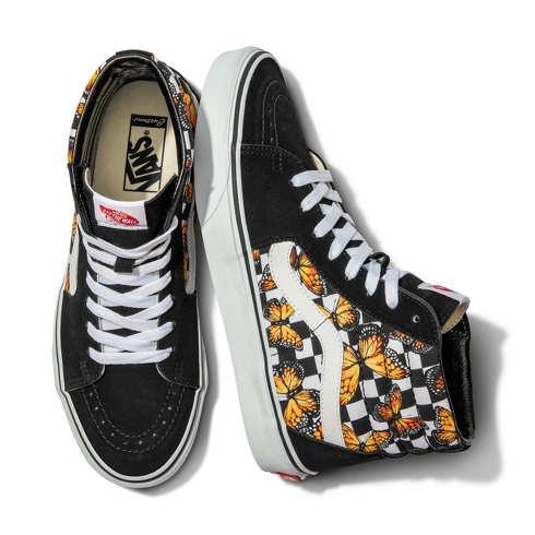 Vans Customs Butterfly Checkerboard Sk8-hi (customs)