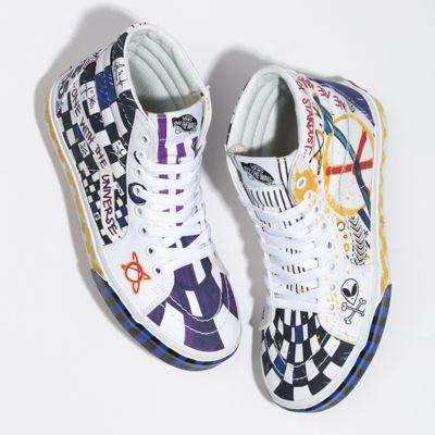 Vans Galactic Goddess Sk8-hi (true White/multi)