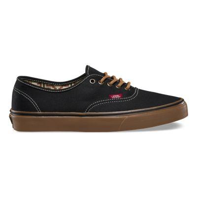 Vans Mens Shoes Skate Shoes Mens Shoes Mens Sandals T & G Authentic (black/gum)