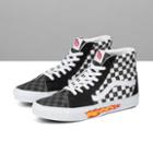 Vans Customs Checkerboard Flame Foxing Sk8-hi Wide (customs)