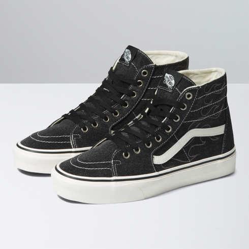 Vans Sk8-hi Tapered (denim Embroidery Black/white)