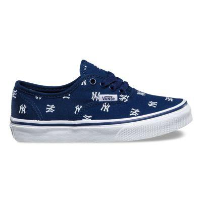 Vans Kids Mlb Authentic (new York Yankees/navy)