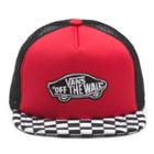 Vans Boys Classic Patch Trucker Plus Hat (racing Red)