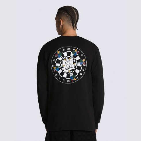 Vans Barbed Dartboard Long Sleeve T-shirt (black)