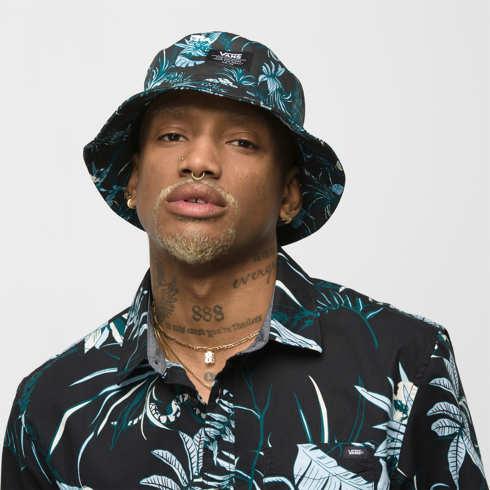 Vans Patch Bucket Hat (black/deep Teal)