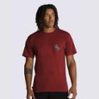 Vans Off The Wall Graphic Embroidered Pocket Tee (syrah)