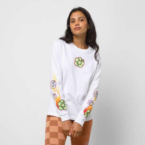 Vans X Em On Holiday Long Sleeve Bff Tee (white)