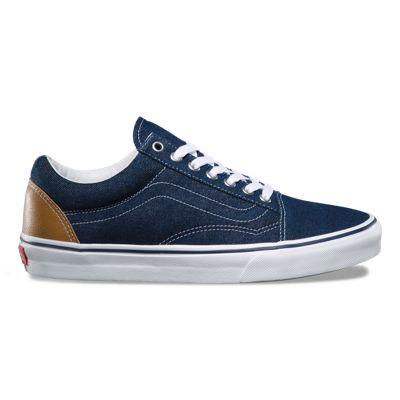 Vans Denim C & L Old Skool (dress Blues/chipmunk)