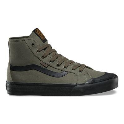 Vans Black Ball Hi Sf (military Grape Leaf/black)