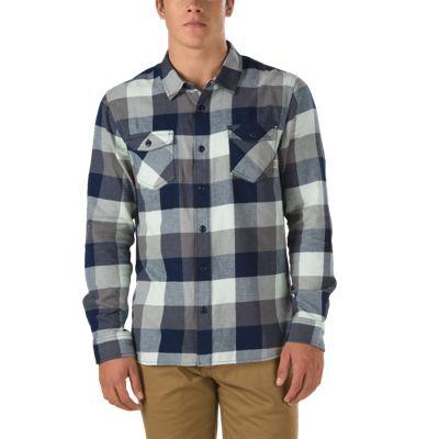 Vans Box Flannel Shirt (graphite/dusty Aqua) Mens T-shirts