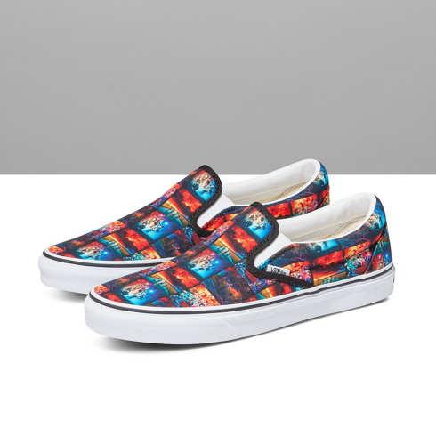 Vans X Stranger Things Customs Poster Art Slip-on Wide (customs)