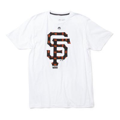 Vans Mlb Vans Pattern Lockup (san Francisco/giants/white)