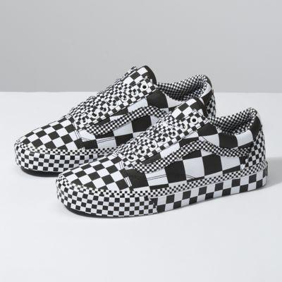 Vans All Over Checkerboard Old Skool (black/true White)