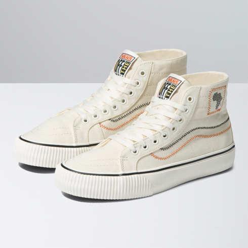 Vans X Juju Surf Club Sk8-hi 138 Decon Vr3 Sf (marshmallow/multi)