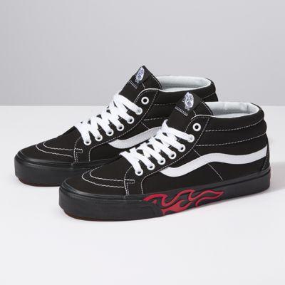 Vans Flame Cut Out Sk8-mid Reissue (black/black)