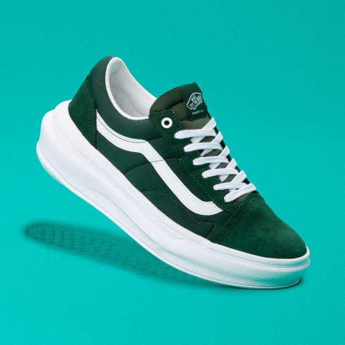 Vans Old Skool Overt Cc (dark Green/white)