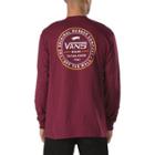 Vans Established 66 Long Sleeve T-shirt (burgundy)